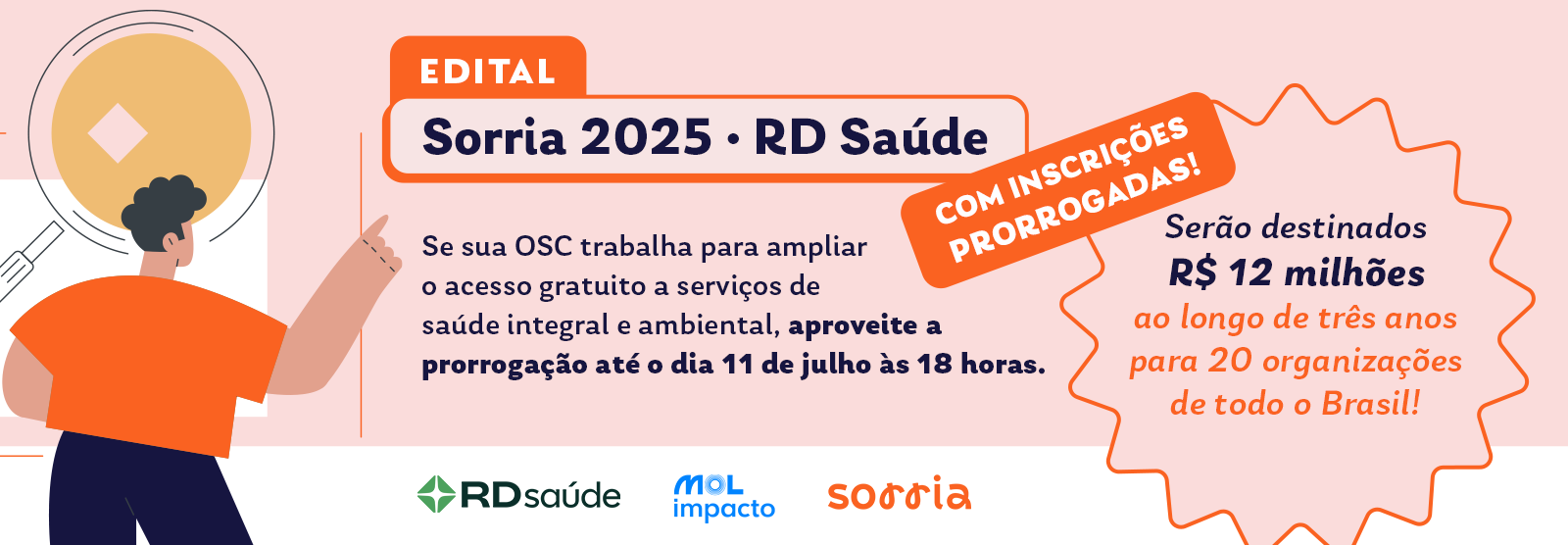 Edital Sorria 2025 - RD Saúde